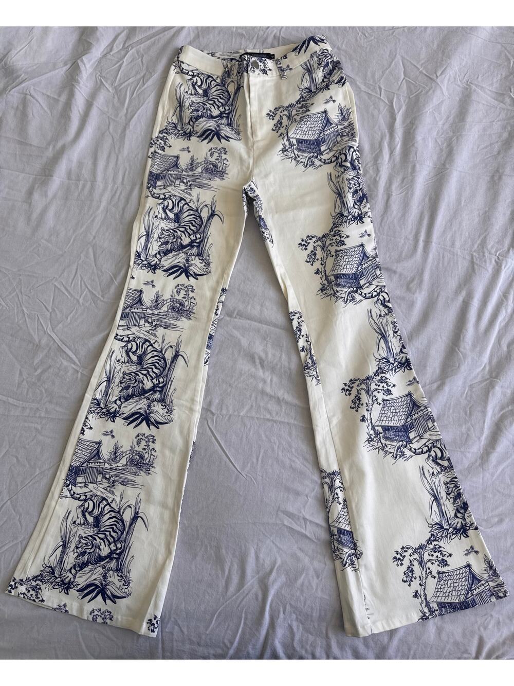 Finesse High Rise Flare Pants ("Dawn Pant") XS